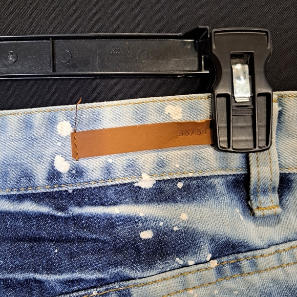 Custom Paint Splatter jeans; Mens Sz 36W,34L - Picture 12 of 12